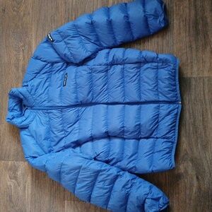 Bakni Finland Blue Down Filled Lightweight Puffer Jacket.